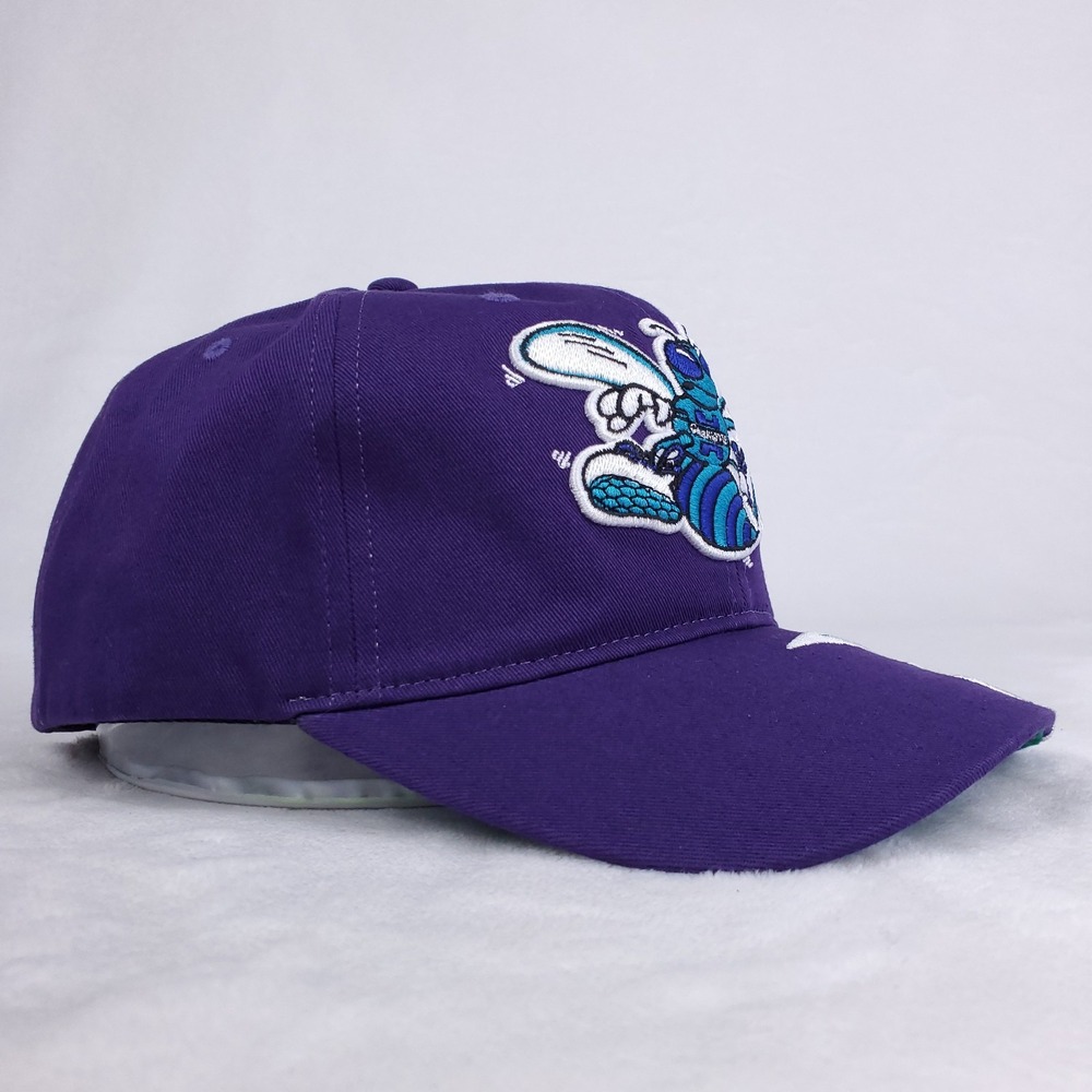 Charlotte Hornets Mitchell & Ness NBA Dad Hat Cap 3D Logo Cut Fabric Art New - Picture 4 of 9